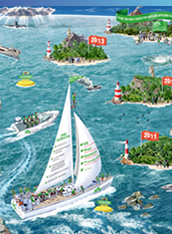 We developed and ran workshops that helped managers and staff deal with and communicate a major change